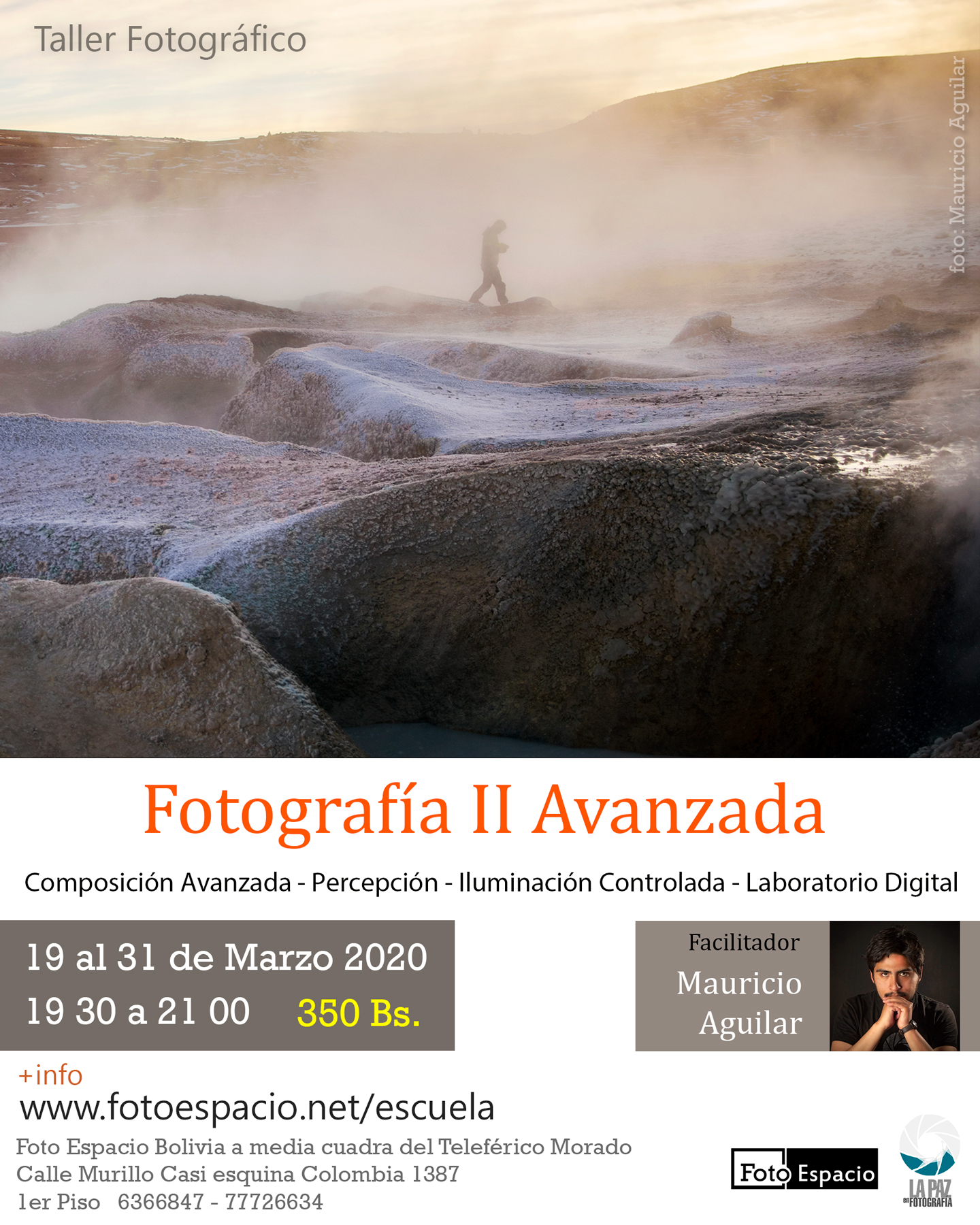 Taller Avanzado de Fotografía en Foto Espacio Bolivia